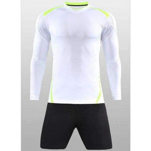 Planet Gates White Long / Kid XS Long-Sleeved Soccer Suits Men's Version Of Adult Children's Football Training Clothing Breathable Comfortable ZQF45