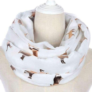 Planet Gates White Loop New Design Fashion Shiny Pink Grey Navy Color Foil Gold Metallic Cat Scarf Wrap Shawl Foulard Ladies Mother Gifts