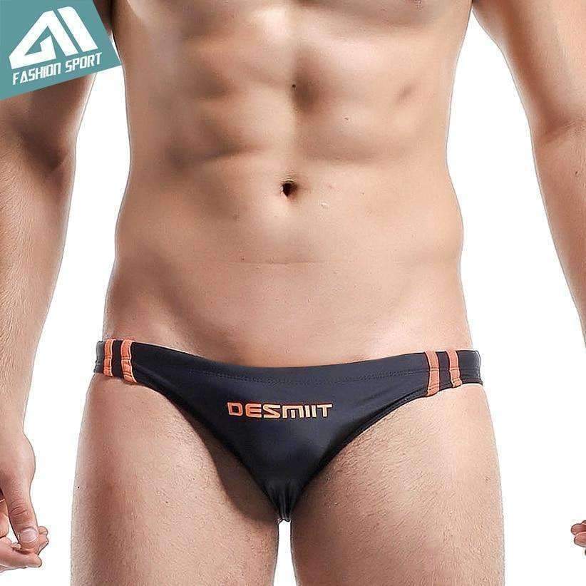 DESMIIT Mens Bikini Beach Swimming Brief New Summer Mens Swimwear