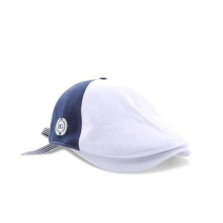 Planet Gates White / M GOLF cap sports sunscreen hat outdoor accessories ladies visor korean version double color leisure beret hat white +Navy