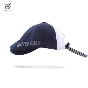 Planet Gates Bílá / M GOLF čepice sportovní opalovací krém klobouk outdoorové doplňky dámský kšilt korejská verze dvoubarevný volnočasový baret klobouk bílá + tmavě modrá