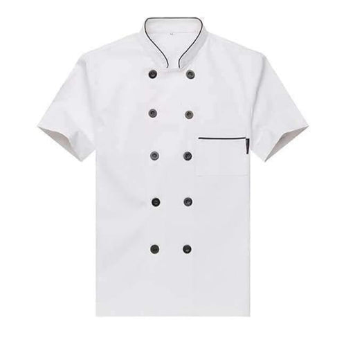 Planet Gates white / M Long Sleeve Men Restaurant Chef Jacket for Cook Work Wear Hotel Breathable Double-breasted Woman Chef Uniform Kitchen Tool 89
