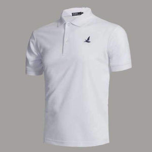 Planet Gates White / M Men's T-Shirts tops & tees Short Sleeve sports dress T shirt Cotton Golf shirt LUCKY SAILING Running Sports shirt