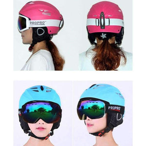 Planet Gates White / M Men's Women's Half-covered Skiing Helmets Outdoor Sport Integrally-Molded Snowboard Skateboard Skating Ski Helmet VK035