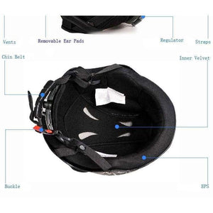 Planet Gates White / M Men's Women's Half-covered Skiing Helmets Outdoor Sport Integrally-Molded Snowboard Skateboard Skating Ski Helmet VK035