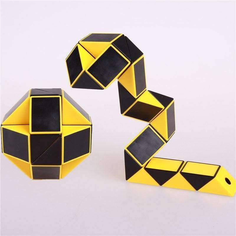 Planet Gates white Magic snake ruler puzzle toy 24 speed Blocks Snake Twist Puzzle Children Educational Game Toys  Magic Cube For Kids Gift