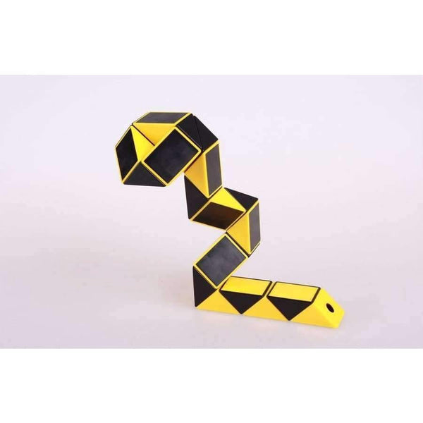 Planet Gates white Magic snake ruler puzzle toy 24 speed Blocks Snake Twist Puzzle Children Educational Game Toys  Magic Cube For Kids Gift