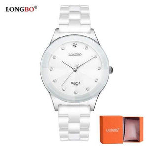 Planet Gates White Men 1 Fashion Quartz White Ceramic Lovers Watches Luxury Casual Unique Ladies Dress Wristwatch Relogio Feminino