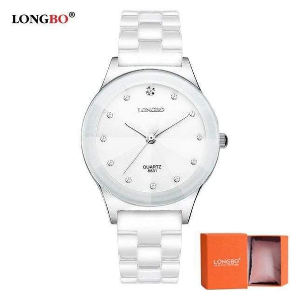 Planet Gates White Men 1 Fashion Quartz White Ceramic Lovers Watches Luxury Casual Unique Ladies Dress Wristwatch Relogio Feminino