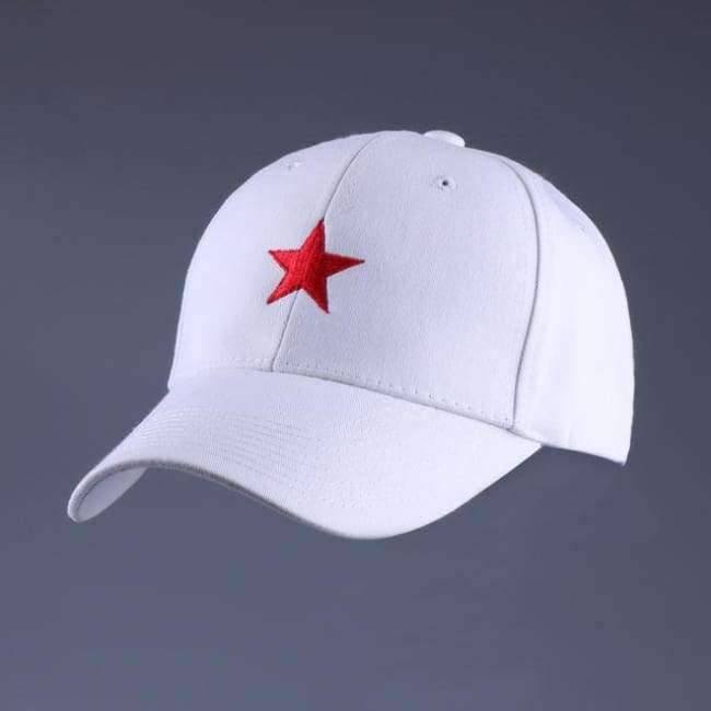 Planet Gates Black Men Baseball Cap Cotton Snapback Hat for Women Embroidery Red Star Fitted Hip Hop Cap Vintage Miliary Cap Outdoor Sun Hats
