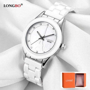 Planet Gates White Men Brand Men Women Luxury Couple Lovers Wrist Watches Fashion Geneva Watch Ceramic White Gold Strap Clock Reloj Mujer