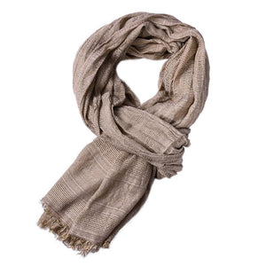 Planet Gates White Men Viscose Solid Chevron Long Scarf Soft Winter Summer Crepe Fashion Skinny Shawl Autumn