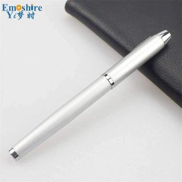 Planet Gates White Metal Ballpoint Pen Office & School Supplies Stylus Pens Pencils Writing Supplies Roller Ball Point Pens Nice Gift P416