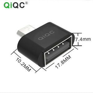 Planet Gates White Micro USB OTG Adapter Male to USB 2.0 Micro Adapter Converter for Samsung Xiaomi LG Huawei asus ZTE google Android Mobile Phones