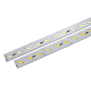 Planet Gates White / Milky 6X Factory Wholesale 50CM DC 12V 36 SMD 7020 LED Hard Rigid LED Strip Bar Light with Aluminium shell