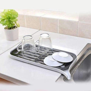 Planet Gates White Multifunctional Double Layer Kitchen Drain Shelf Sink Draining Rack Tray Dish Bowl Storage Holder Vegetable Fruits Draing Board