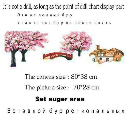 Planet Gates White Needle Arts Crafts Diy Diamond Painting Cross Stitch Dream Home Diamond Embroidery Cabin Scenery Rubik's Cube Drill Picture
