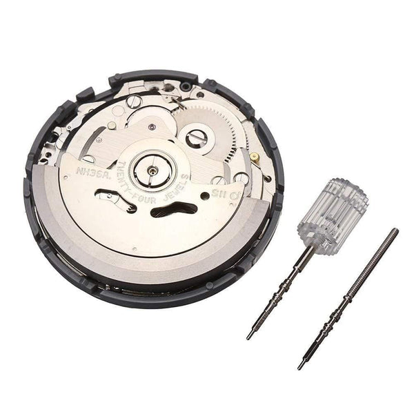 Planet Gates White NH36 Mechanical Watch Movement Repair Replacement Accessories Good quality