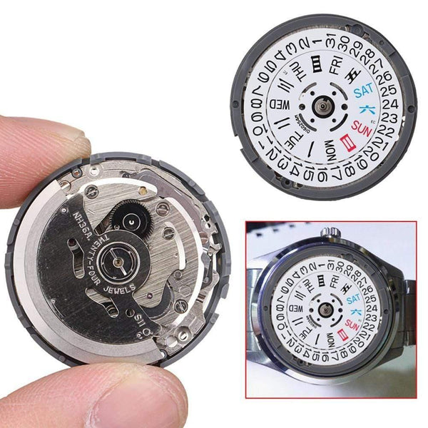 Planet Gates White NH36 Mechanical Watch Movement Repair Replacement Accessories Good quality