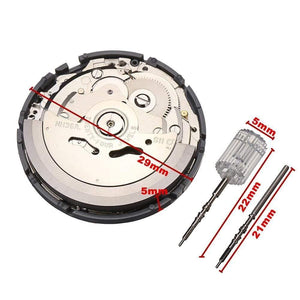 Planet Gates White NH36 Mechanical Watch Movement Repair Replacement Accessories Good quality
