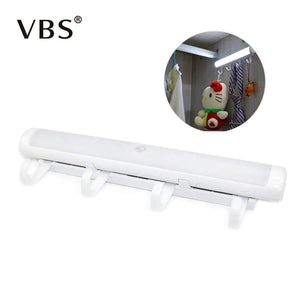 Planet Gates White / Non-rechargeable LED Cabinet Light With Hanging Fuction Led Motion Sensor Bar light Bulb 12Leds Closets Bureau Desk Emergency Night lighting