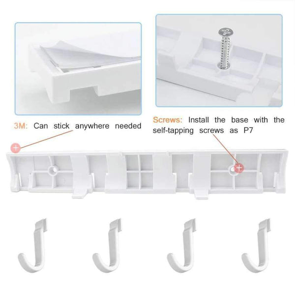 Planet Gates White / Non-rechargeable LED Cabinet Light With Hanging Fuction Led Motion Sensor Bar light Bulb 12Leds Closets Bureau Desk Emergency Night lighting