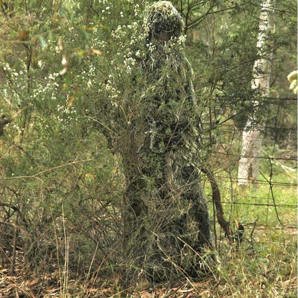 Planet Gates White / One Size Camouflage Ghillie Suit Hunting Clothing Camouflage Shade Cloth TACTICAL GHILLIE Suit Camouflage Hunting Shade Cloth