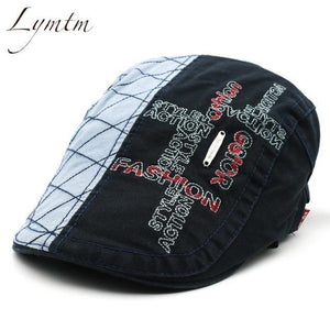 Planet Gates White / One Size Men High Quality Retro Adult Berets  Embroidery Striped Khaki Army green Black Cabbie