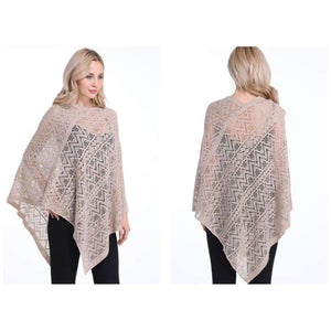 Planet Gates White / One Size Sexy Bikini Cover Up Thin Sweater Women Solid Hollow Out Cardigan Poncho Plus Size Pullovers Sweaters