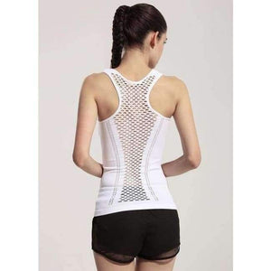 Planet Gates White / One Size Women Yoga Shirts Mesh Shirt Ladies Fitness Running T Shirt Sleeveless Women Yoga Tops Gym Vest Fitness Sport Shirt