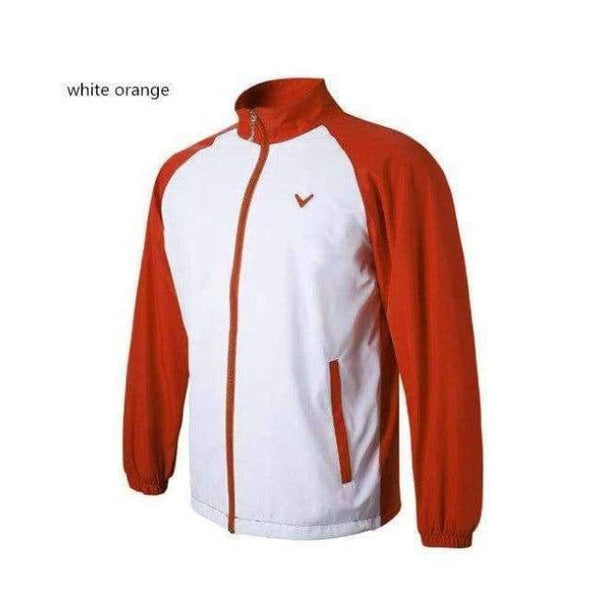 Planet Gates WHITE ORANGE / XXS Autumn winter new men and women golf jackets high-quality windproof golf windbreaker coats golf clothing Sportswear XXS-3XL