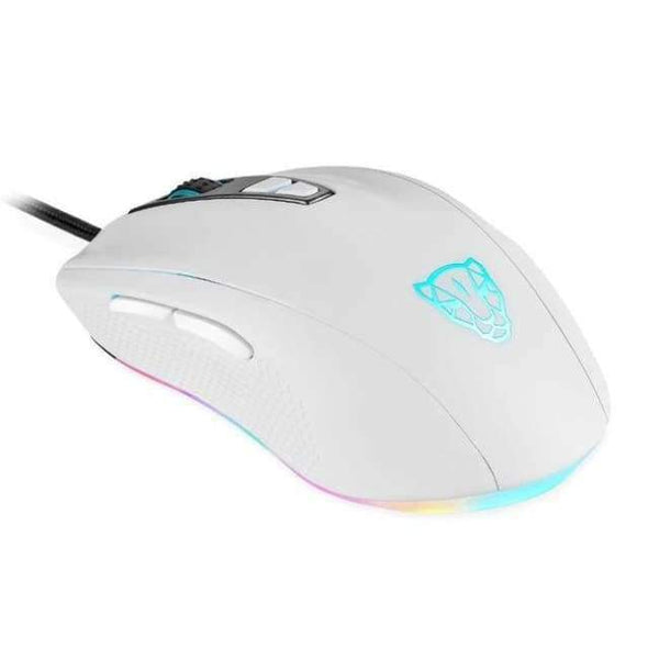Planet Gates White Original Motospeed V60 5000 DPI Wired Gaming Mouse 7 Keys Rato com fio Computer Peripherals