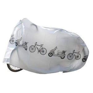 Planet Gates White Outdoor Portable Waterproof Scooter Bike Motorcycle Rain Dust Cover Bicycle Protect Gear Cycling Bicycle Accessories