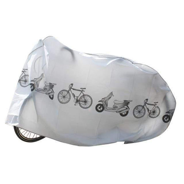 Planet Gates White Outdoor Portable Waterproof Scooter Bike Motorcycle Rain Dust Cover Bicycle Protect Gear Cycling Bicycle Accessories