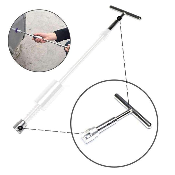 Planet Gates White PDR Tools Car Dent Removal Tools Car Dent Repair Tools PDR Auto Body T-bar Glue Dent Puller with suction cup gule sticks