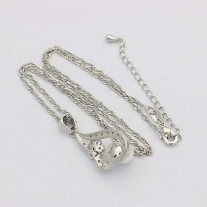 Planet Gates White Pearl 925 Silver Jewelry Sets For Women Wedding Earrings With Stone Pendant Pearls Necklace Set