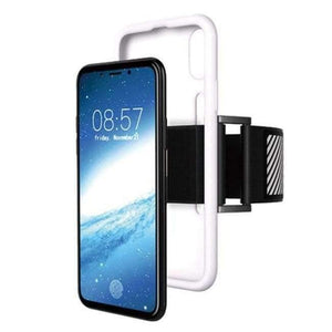 Planet Gates White Phone Arm Band For iPhone X Fundas 5.8'' Multi-used Armband Phone Case Arm Phone Holder For Runing Cycling Hiking