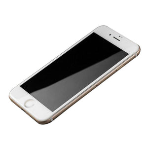 Planet Gates White Phone Screen Protector Tempered Glass Film HD Anti-Dirt Toughened Glass Mobile Phone Film 4.7inch 4D Screen Protector