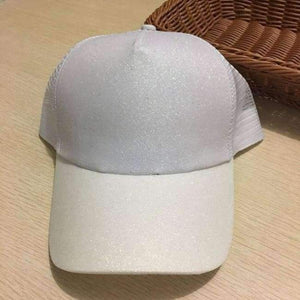 Planet Gates white Ponytail Tennis Cap Tennis Messy Bun Hat Snapback cap women Hat Snapback gorras mujer