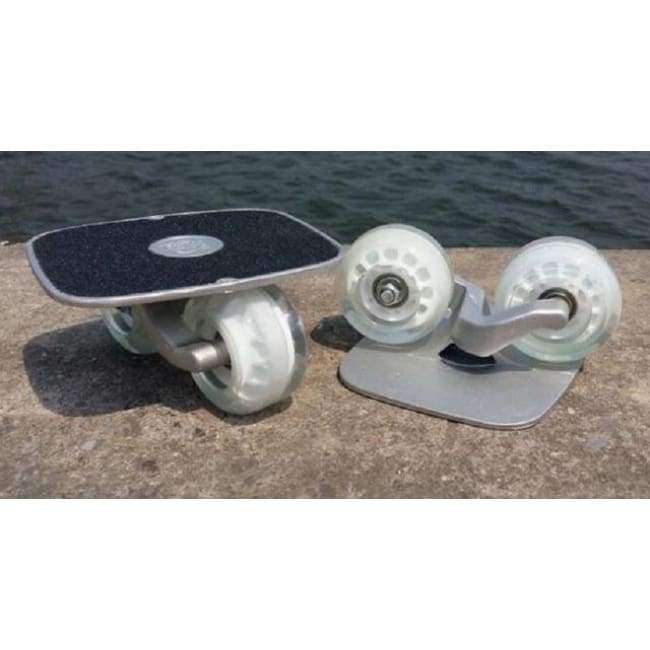 Planet Gates White Portable Drift Board For Freeline Roller Road Driftboard Skates Anti-skid Skate board Skateboard Sports patines 4 ruedas