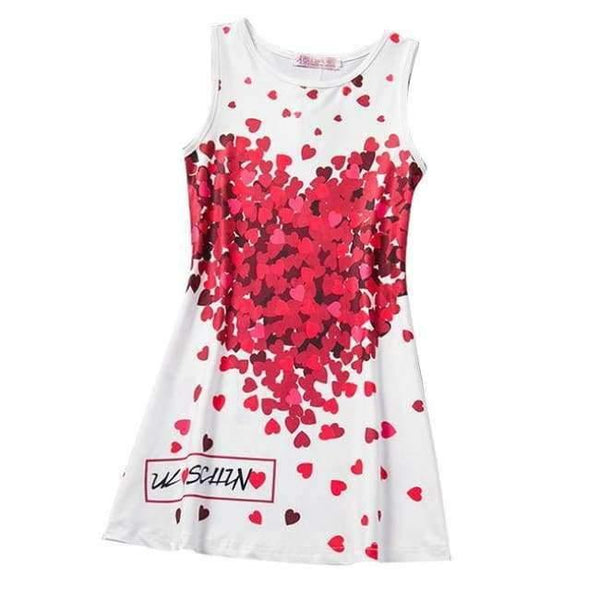 Planet Gates White Print / 3T Summer Flower Girl Dresses Wedding Party Kids Tutu Birthday Princess Dress for Girls Infant Children Clothing Girl Baby Clothes