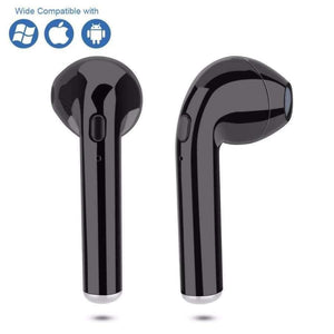 Planet Gates White Quality Bluetooth Headphone Earbuds Wireless Bluetooth Double Earphones Twins Earpieces Stereo Music Headset