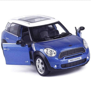 Planet Gates White R Mini countryman Cooper 1:36 Toy Vehicles Alloy Pull Back Car Replica Authorized Original Factory Model Toys Kids Gift