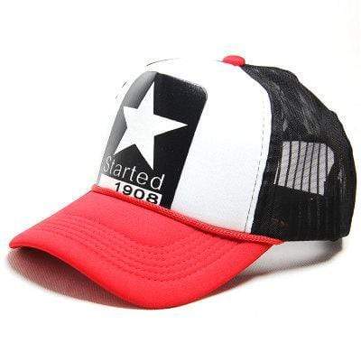 Planet Gates white  red Summer Baseball Cap For Women Men Unisex Mesh Cap Cartoon Star Snapback Hat Bone Male Adjustable Baseball Cap Hat