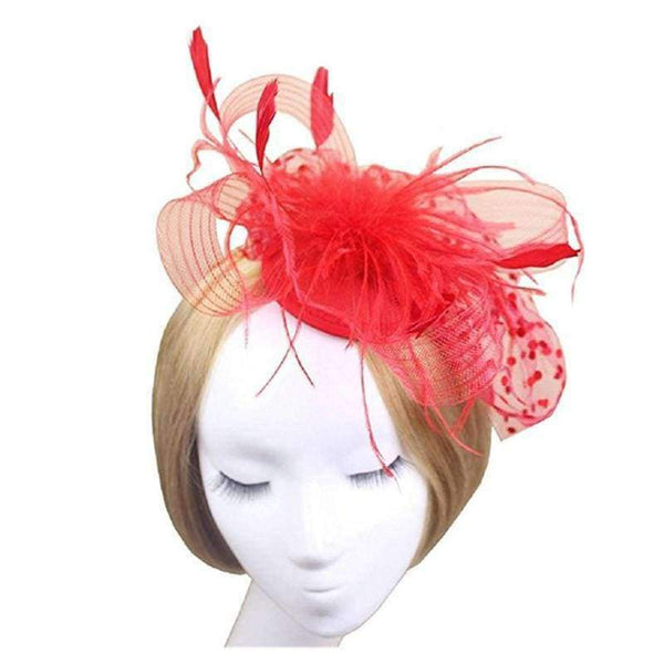 Planet Gates White Retro Birdcage Dot Mesh Bridal Face Veil With Bow Feather Fascinator Headpiece Clip Wedding Hair Accessory Cocktail Party