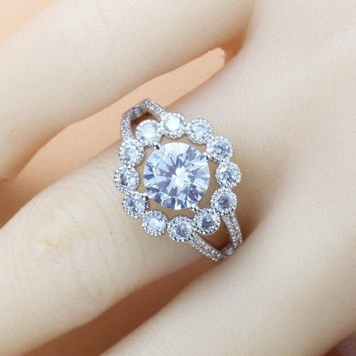 Planet Gates White  Ring / 9 Wedding Costume 925 Sterling Silver White Zircon Jewelry Sets For Women Bridal Accessories  Jewel