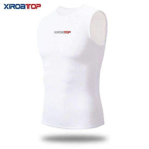 Planet Gates white / S 2018 New hot sale Cycling Base Layers Jerseys Keep Dry Mesh Clothing Mountain Road MTB Bike Jersey Outdoor Sports Downhill Vest