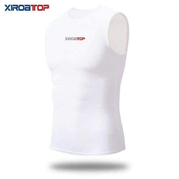 Planet Gates white / S 2018 New hot sale Cycling Base Layers Jerseys Keep Dry Mesh Clothing Mountain Road MTB Bike Jersey Outdoor Sports Downhill Vest