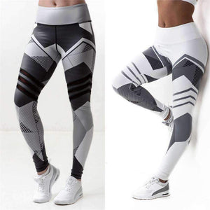 Planet Gates White / S Elastic women Mesh Legging pants Black sexy Fitness sporting Capri Pants with pocket Cropped trousers legging