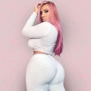 Planet Gates white / S Fashion Women Leggings Female Push Up  Spandex Pants Wrinkle Scrunch Butt leggins  New Fitness Leggings Workout Jeggings